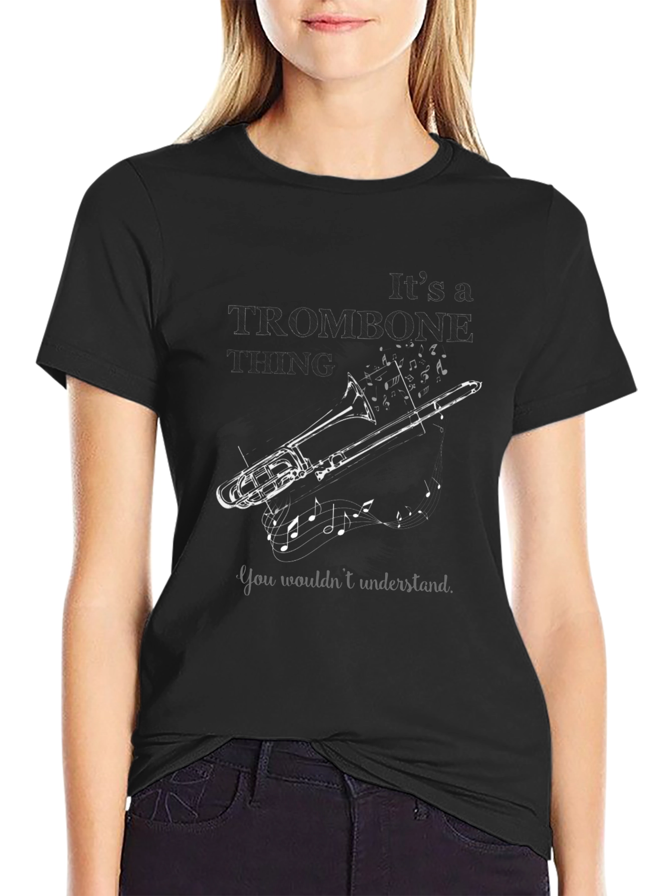 Trombone Player Tee - Music Lover Gift