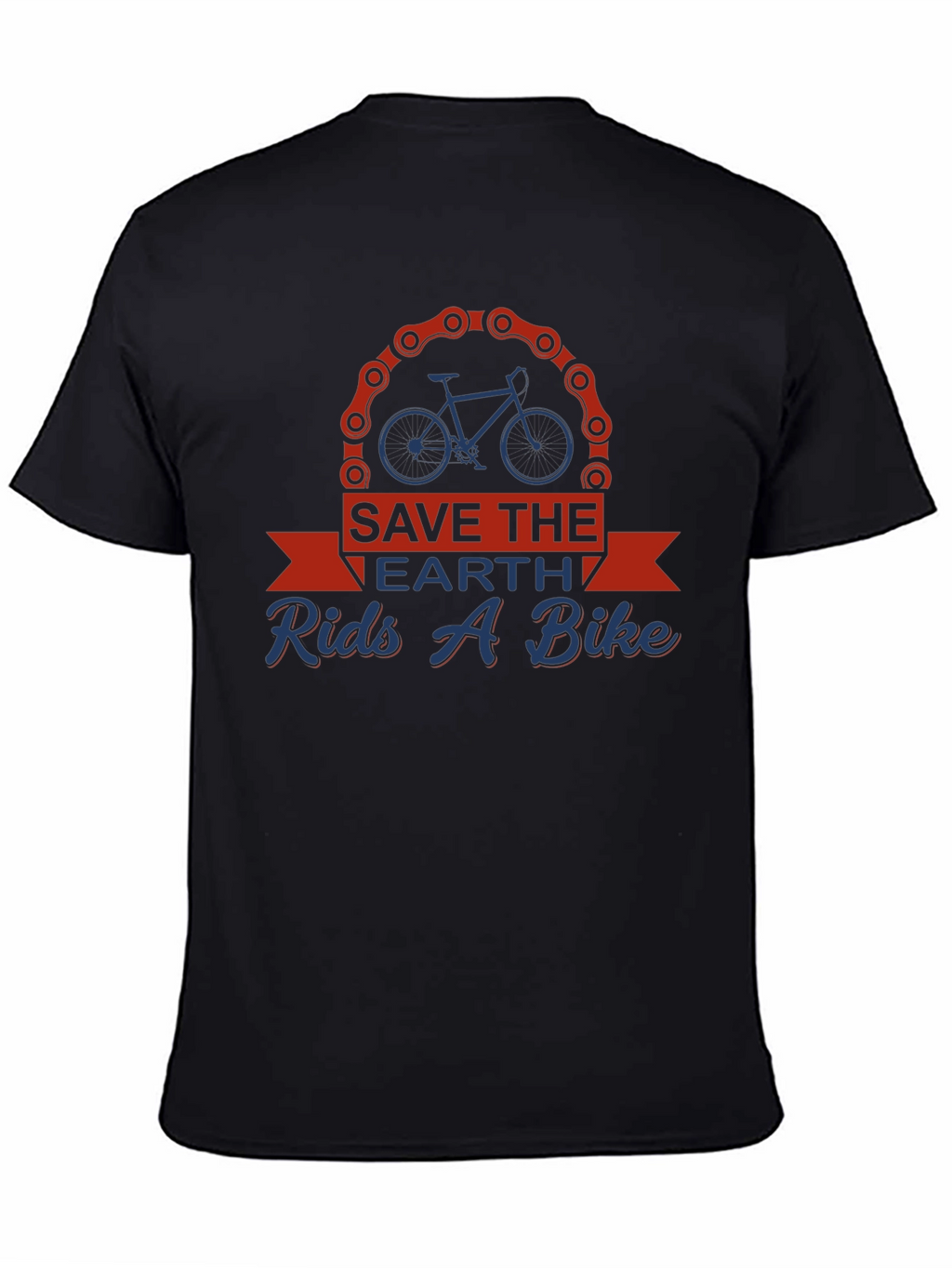 Save the Earth Rides a Bike Graphic Tee