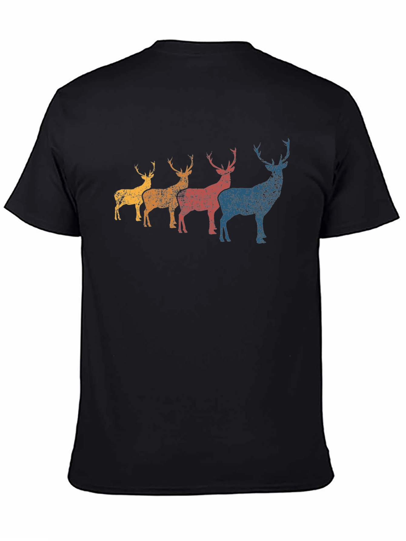 Retro Deer Graphic T-Shirt