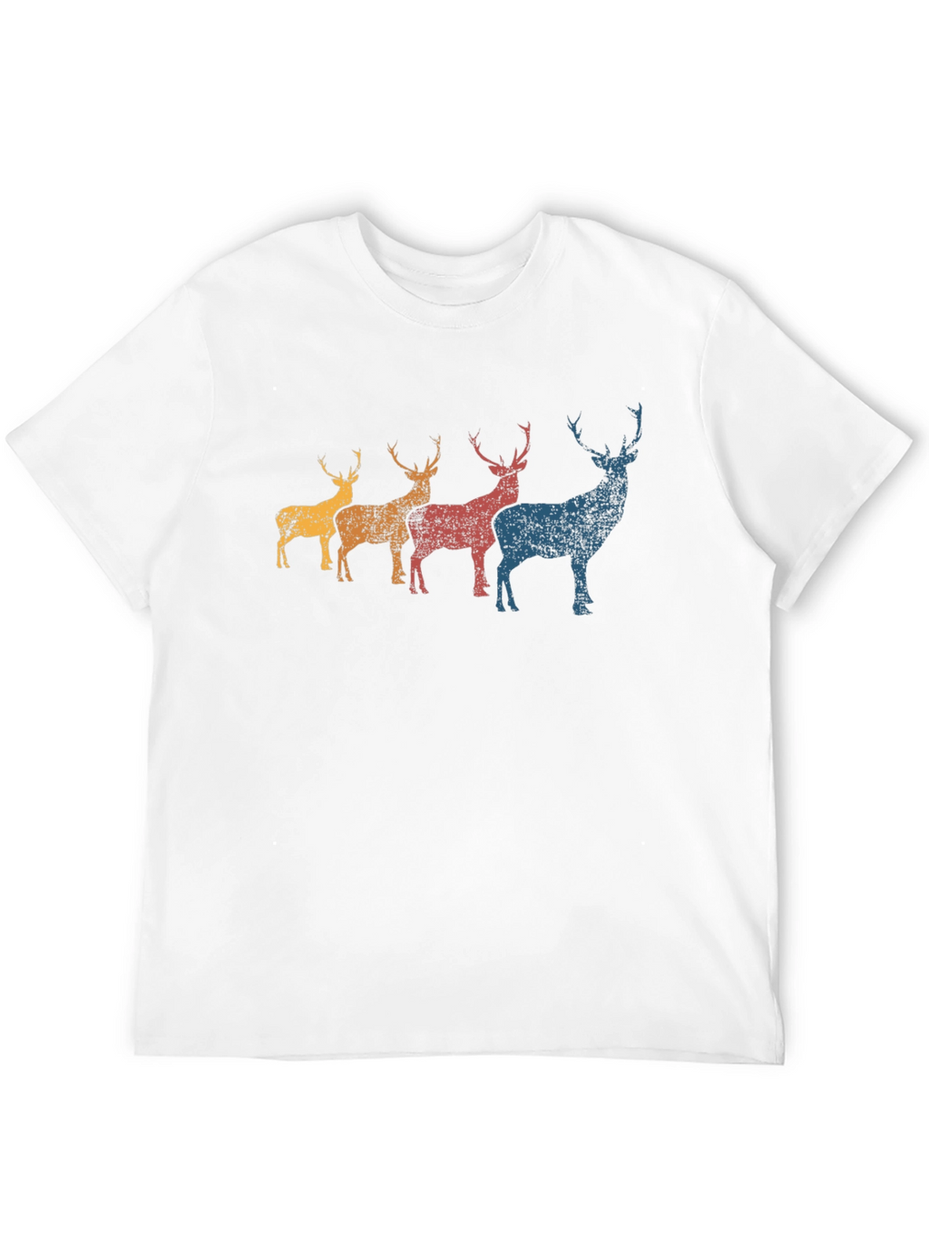 Retro Deer Graphic T-Shirt