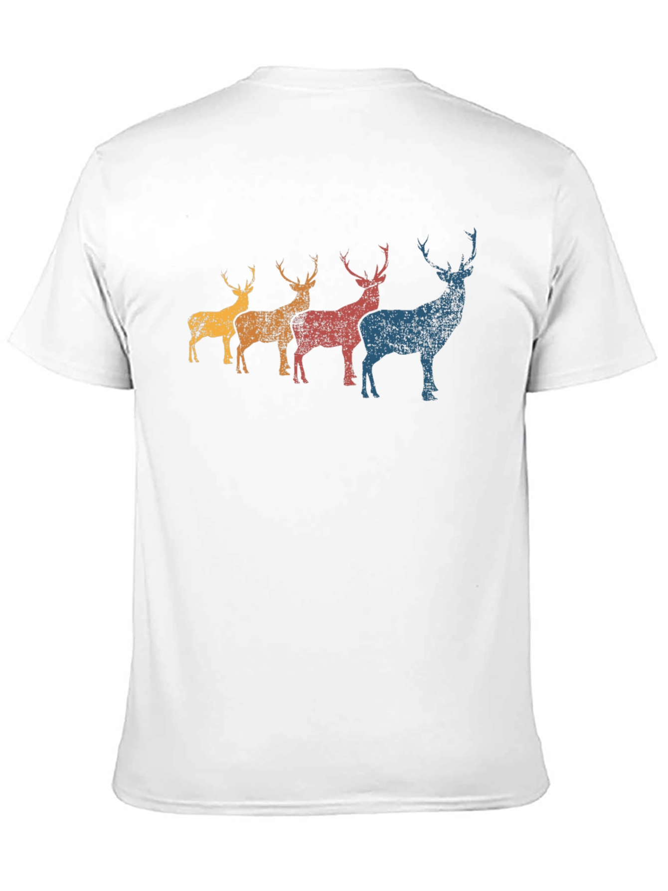 Retro Deer Graphic T-Shirt