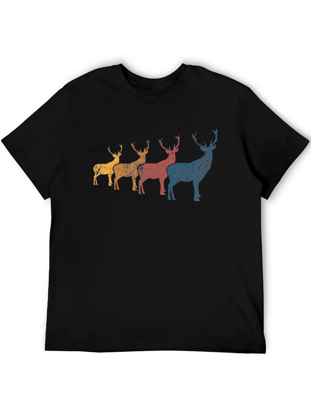Retro Deer Graphic T-Shirt