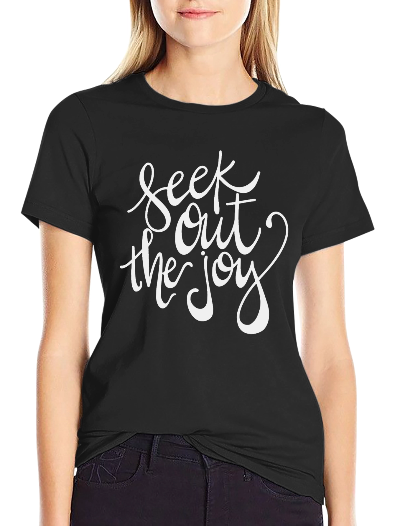 Seek Out the Joy T-Shirt - Inspirational Graphic Tee