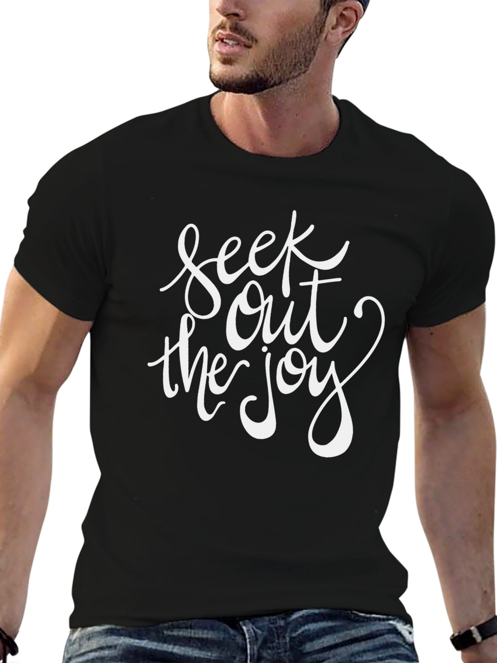 Seek Out the Joy T-Shirt - Inspirational Graphic Tee