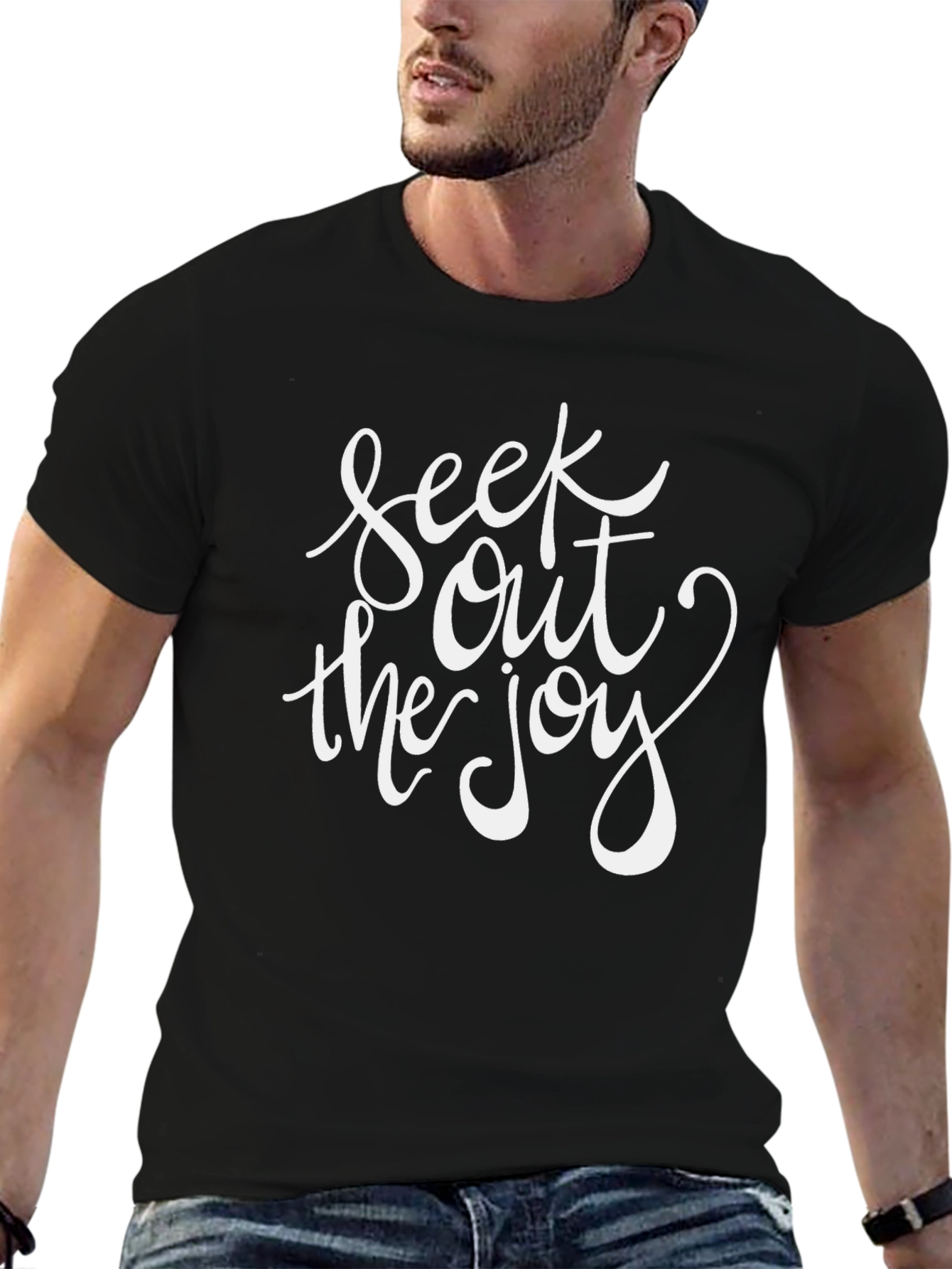 Seek Out the Joy T-Shirt - Inspirational Graphic Tee