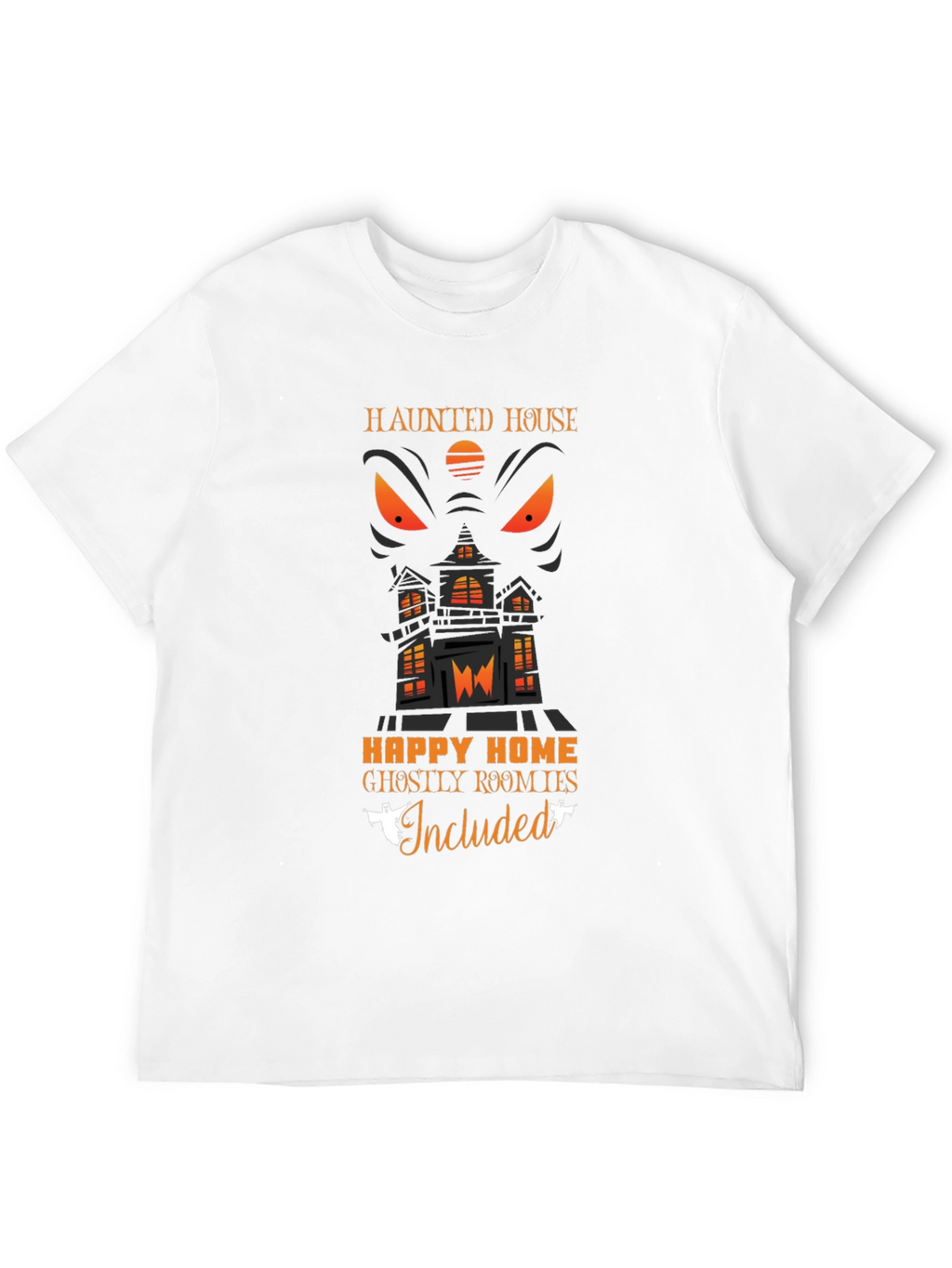 Haunted House Halloween Graphic Tee