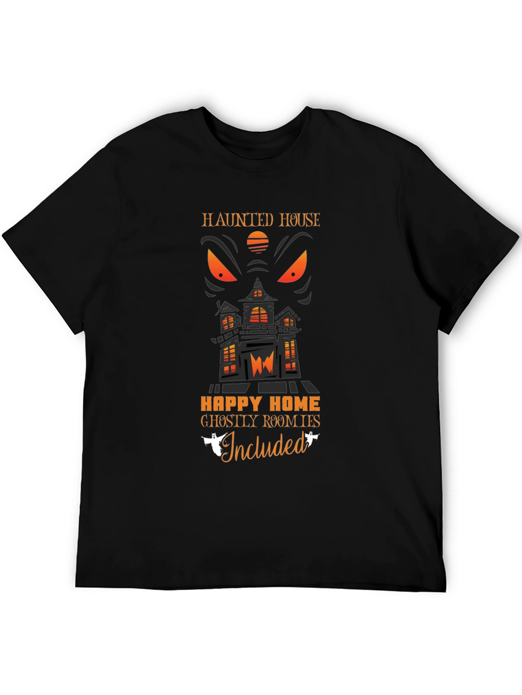 Haunted House Halloween Graphic Tee