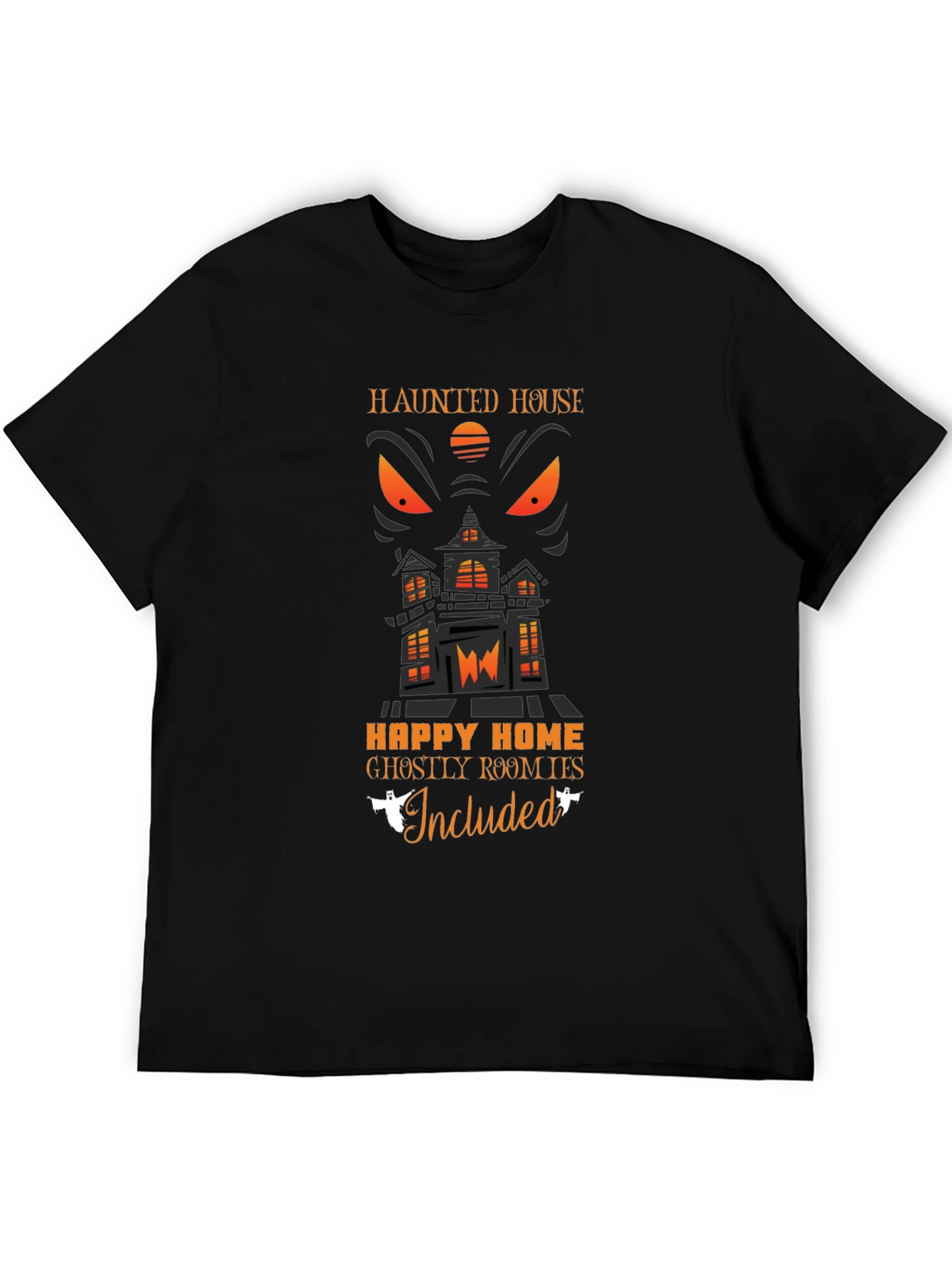 Haunted House Halloween Graphic Tee