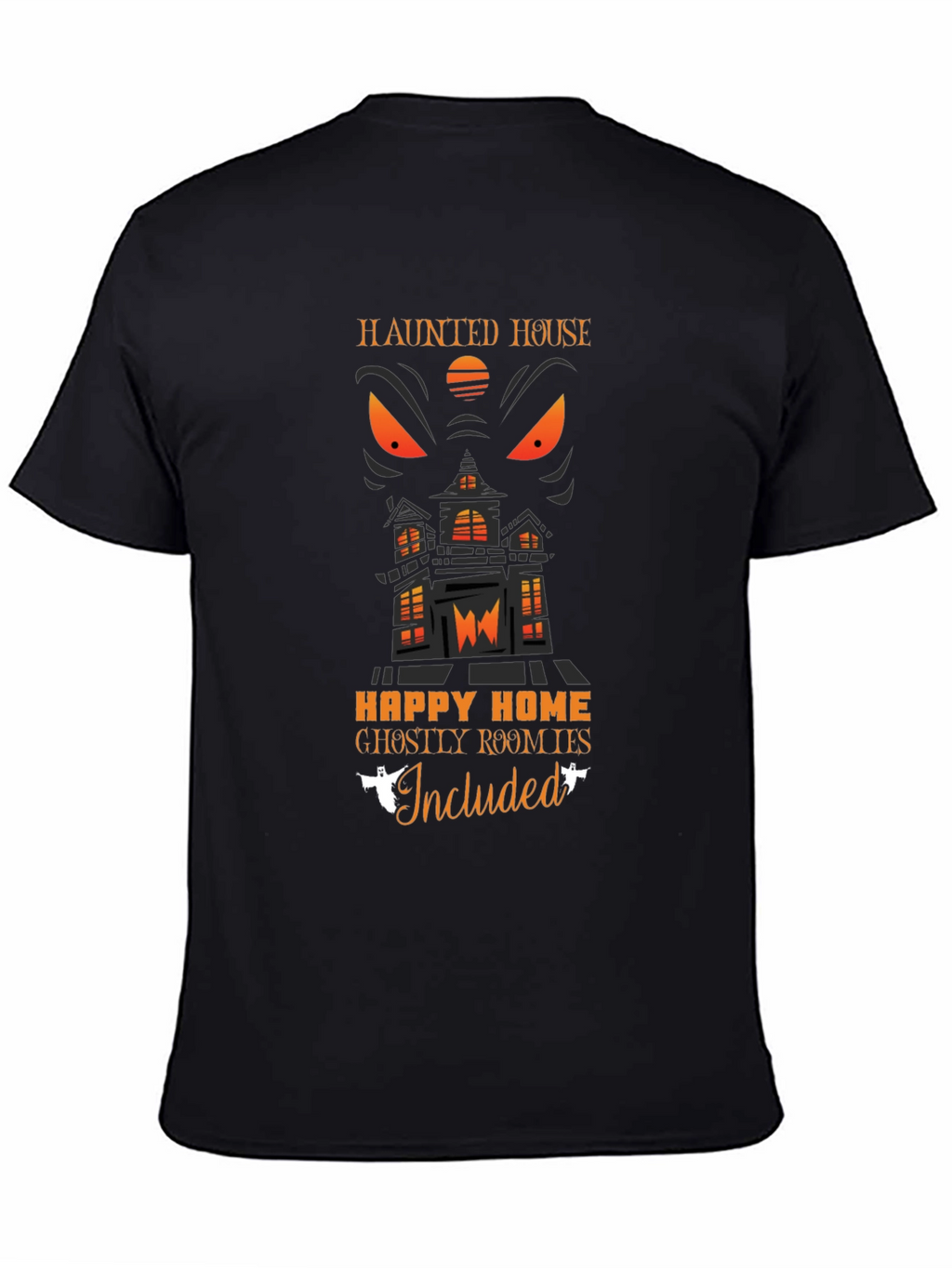 Haunted House Halloween Graphic Tee