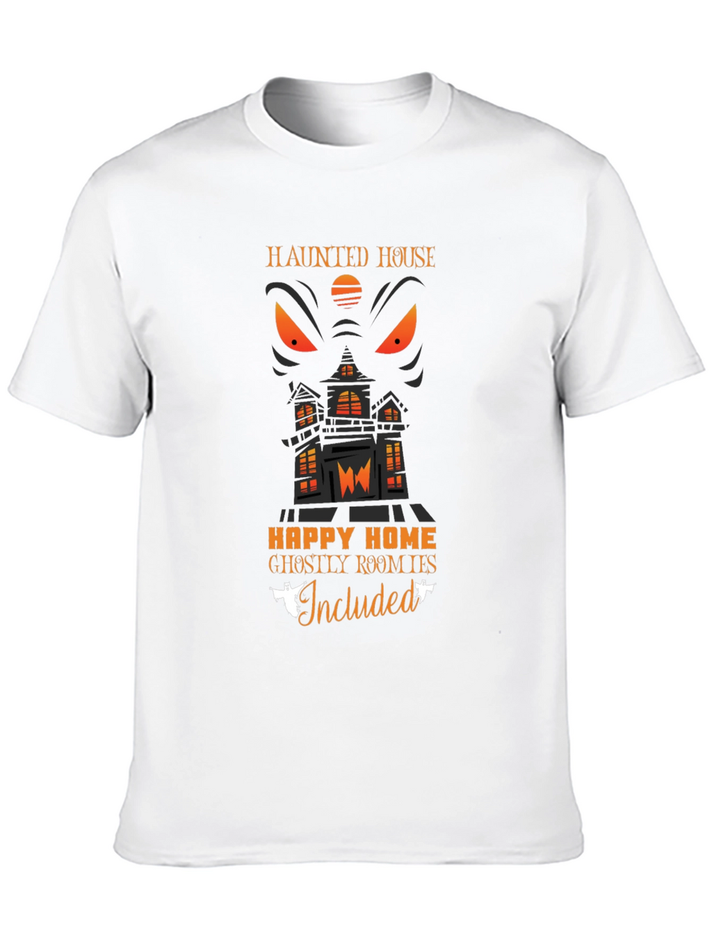 Haunted House Halloween Graphic Tee