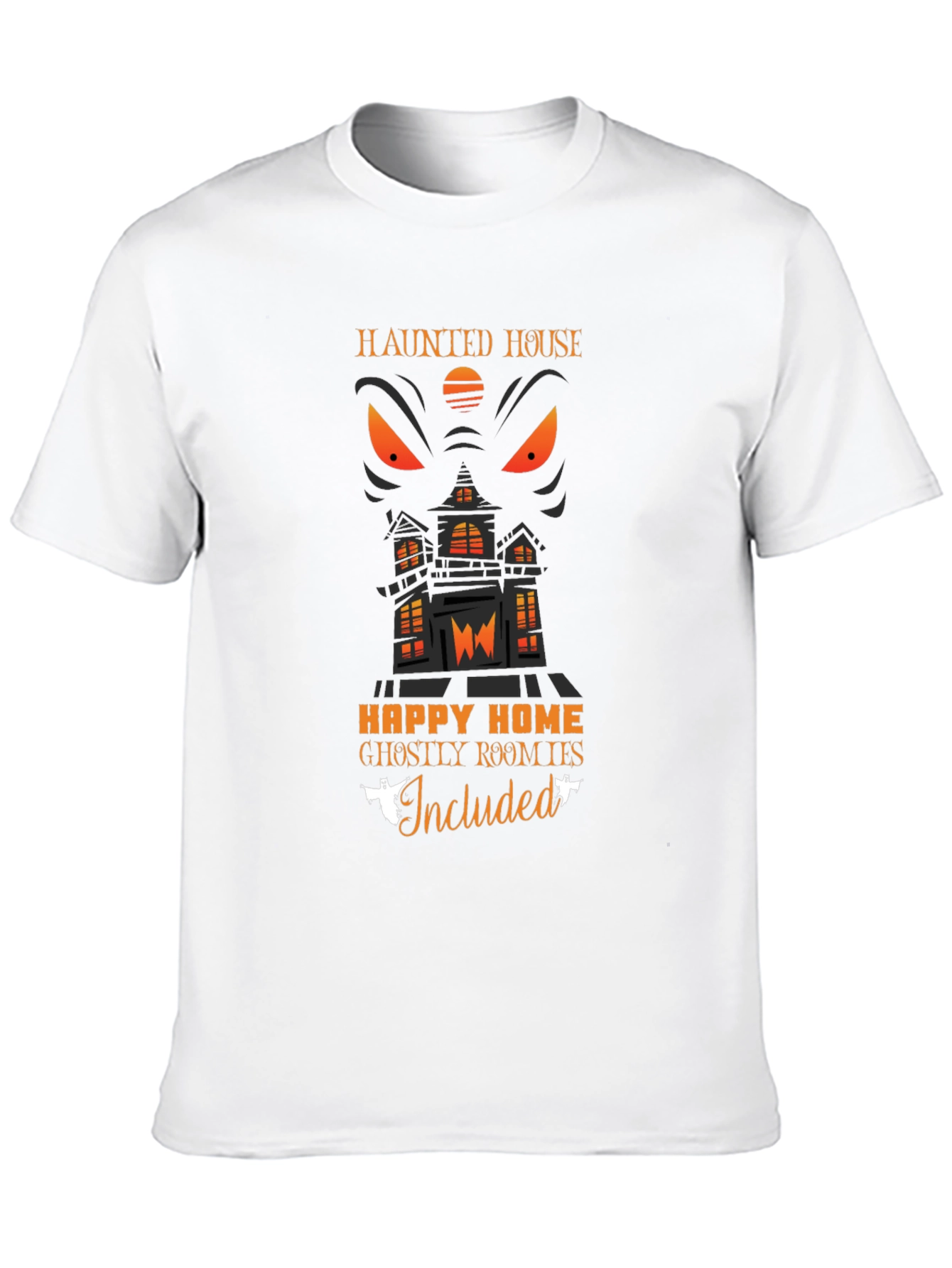 Haunted House Halloween Graphic Tee
