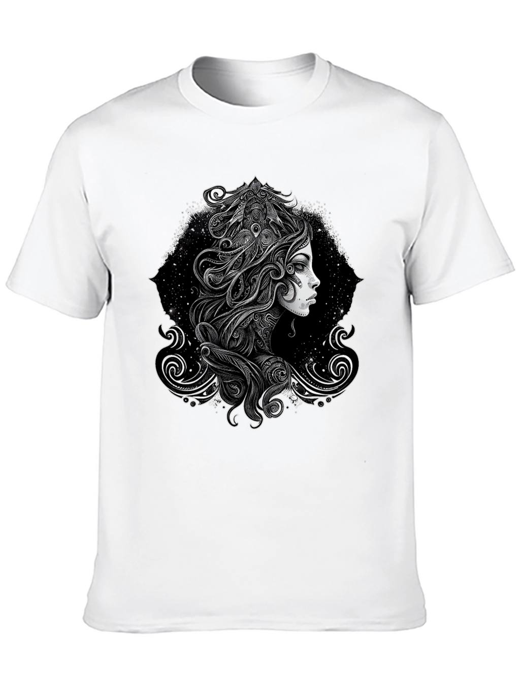 Mystic Woman Graphic Black Tee