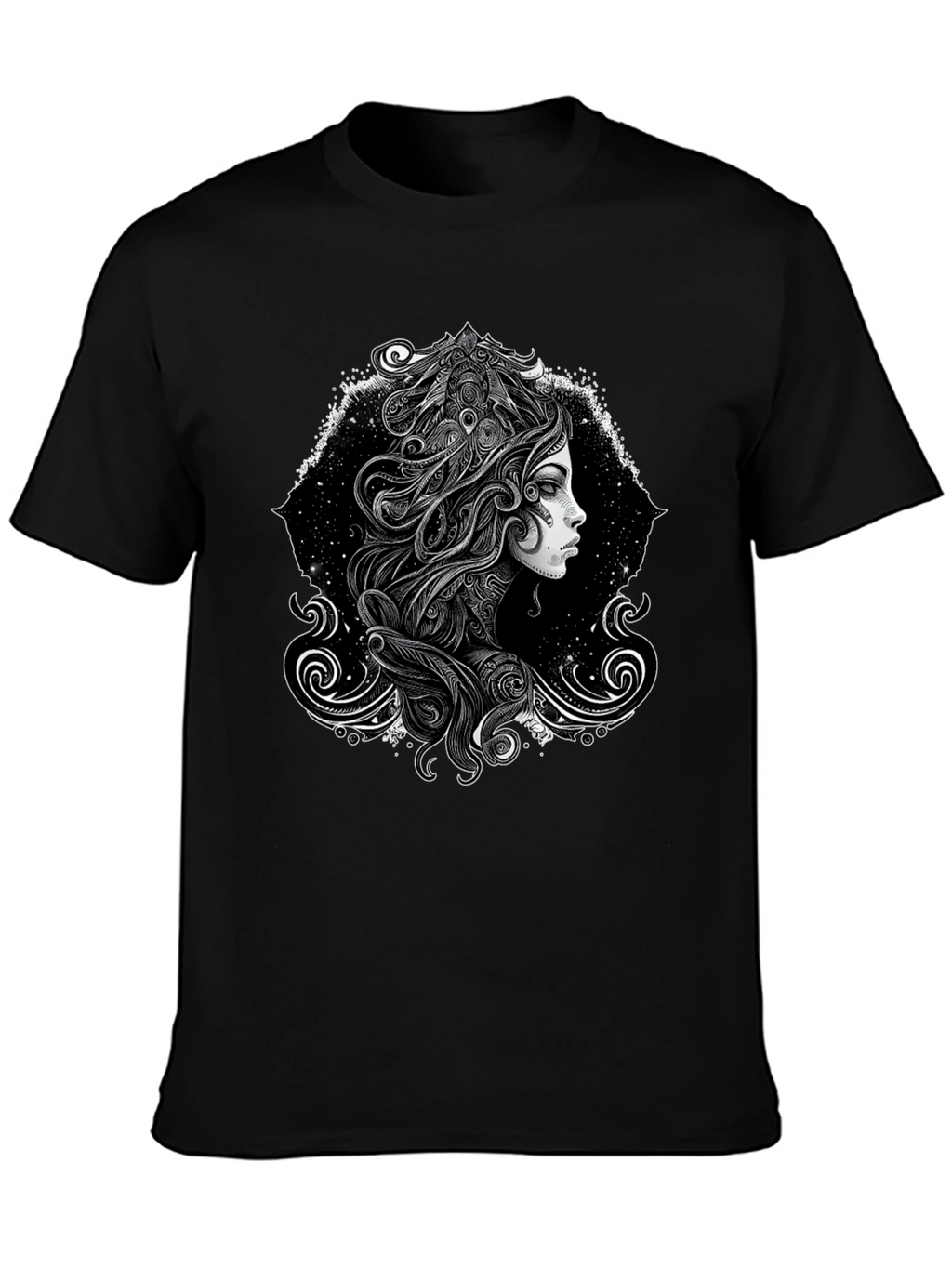 Mystic Woman Graphic Black Tee