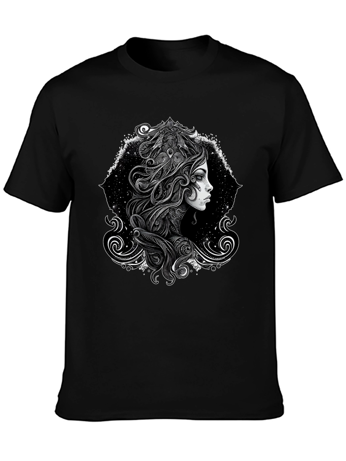 Mystic Woman Graphic Black Tee