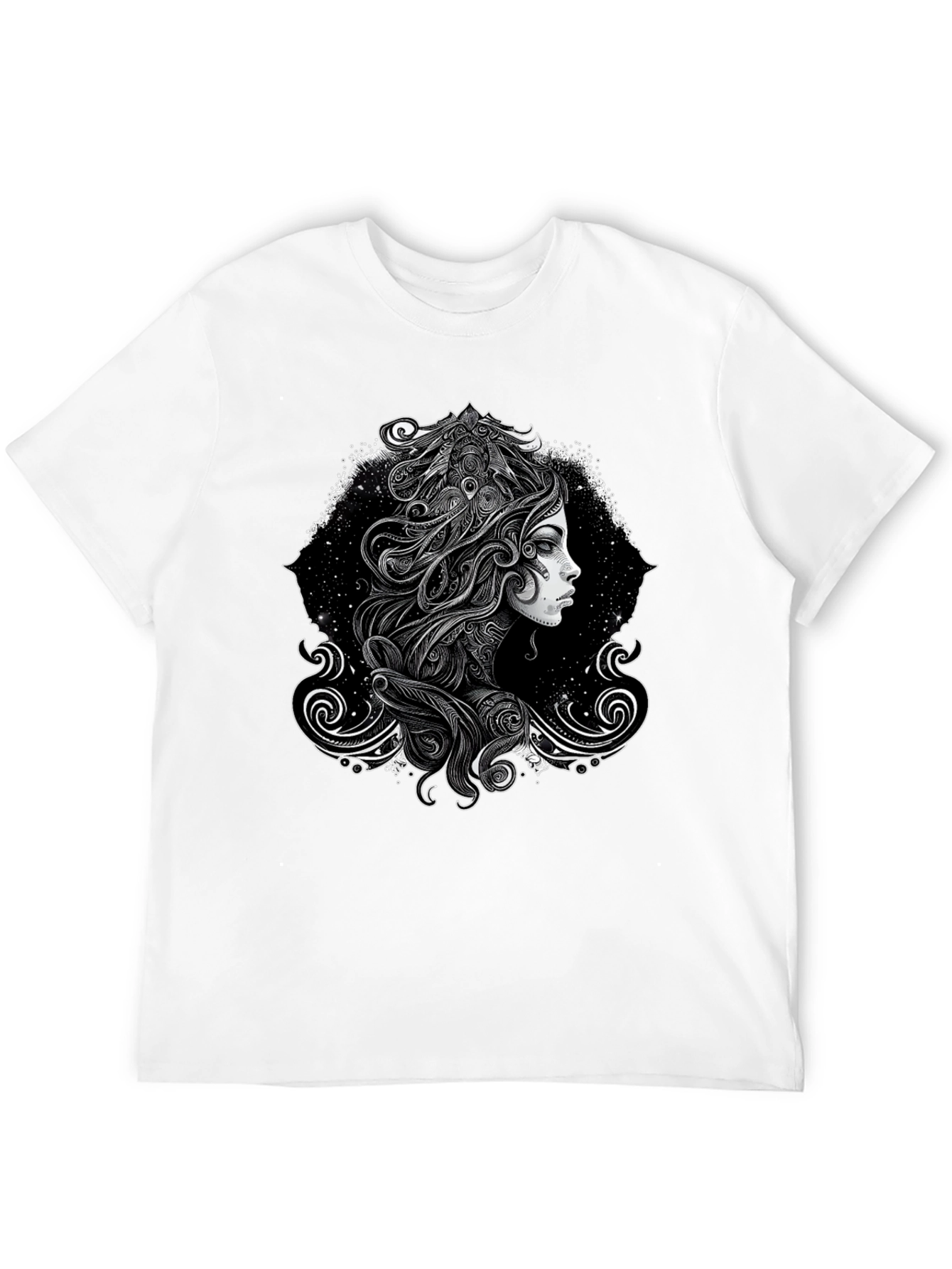 Mystic Woman Graphic Black Tee