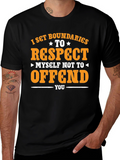 Boundaries Respect Graphic Tee