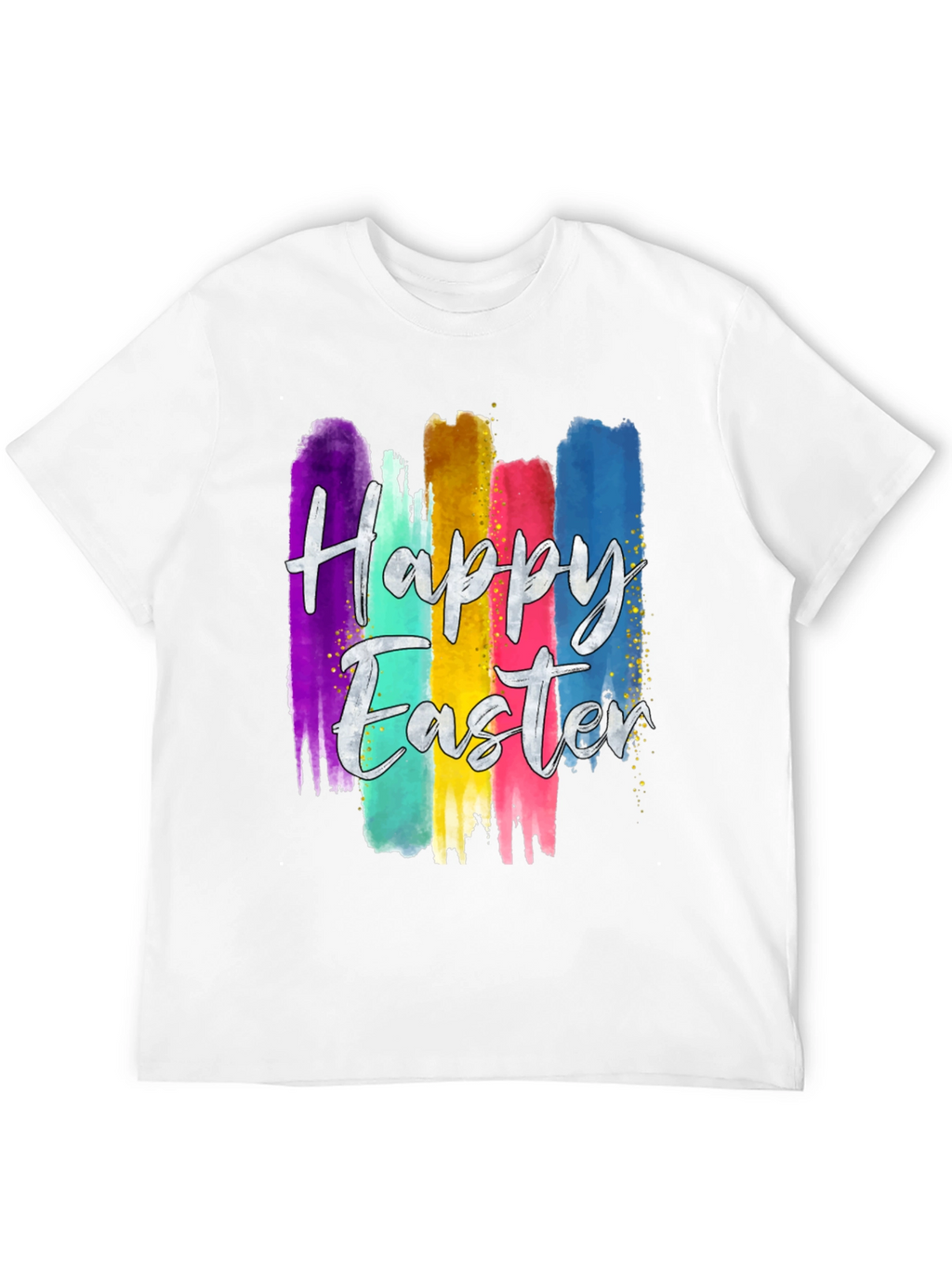 Happy Easter Brushstroke Tee