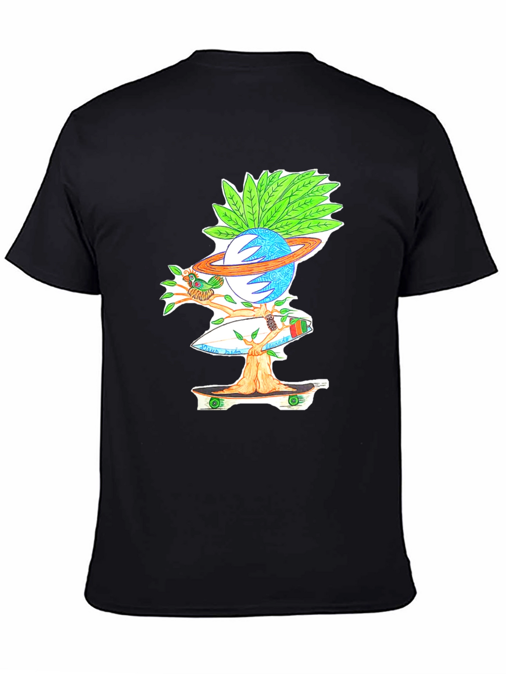Skateboarding Planet Graphic Tee