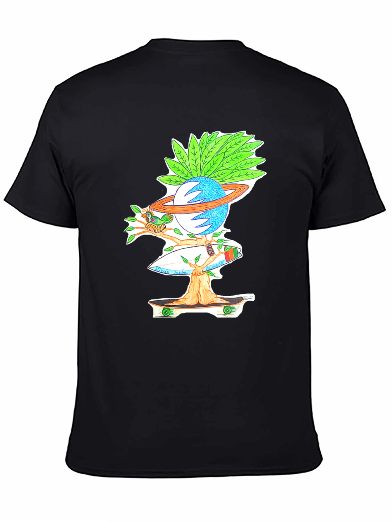 Skateboarding Planet Graphic Tee