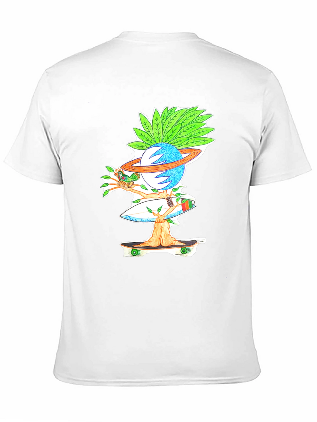 Skateboarding Planet Graphic Tee
