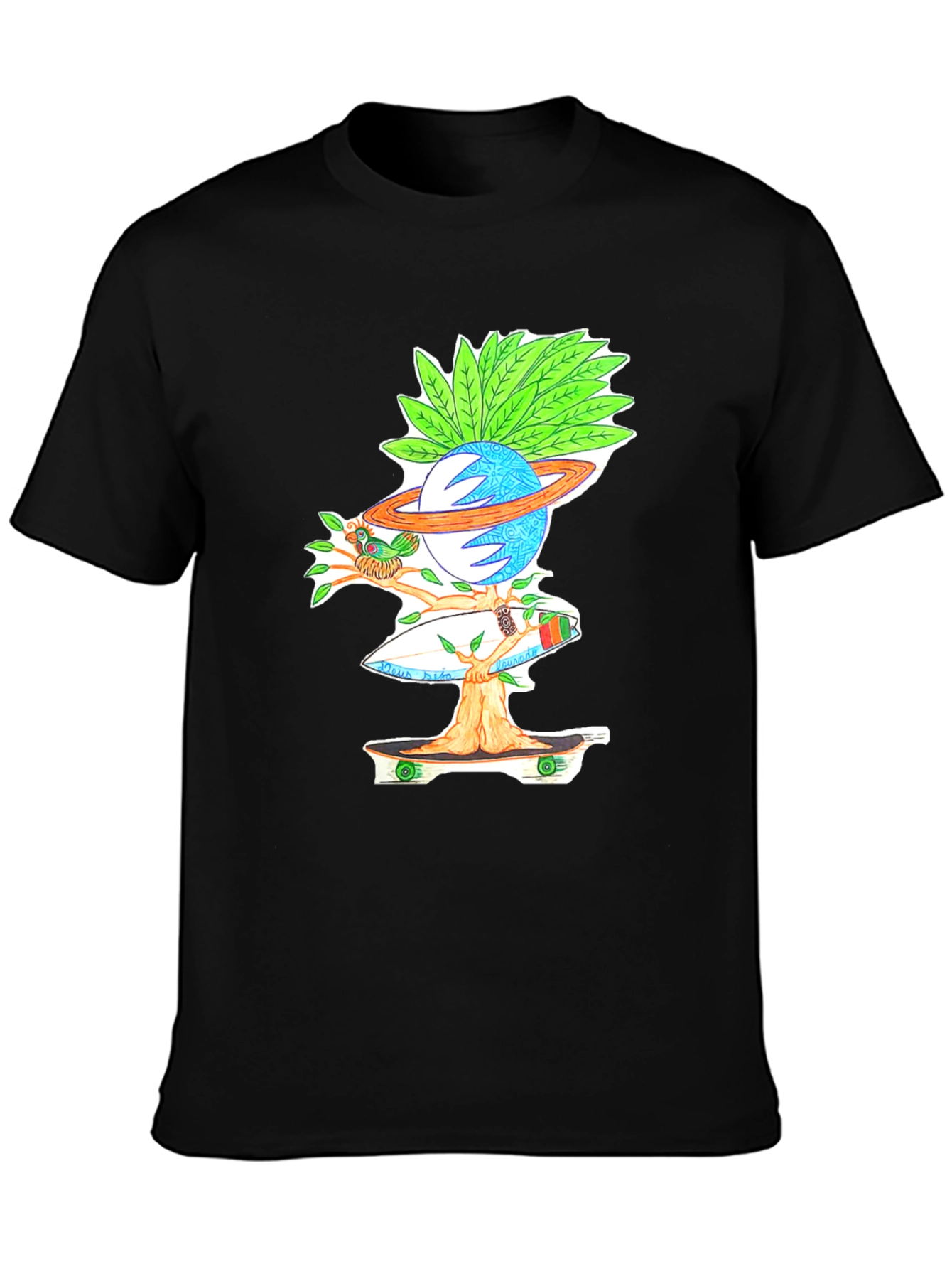 Skateboarding Planet Graphic Tee