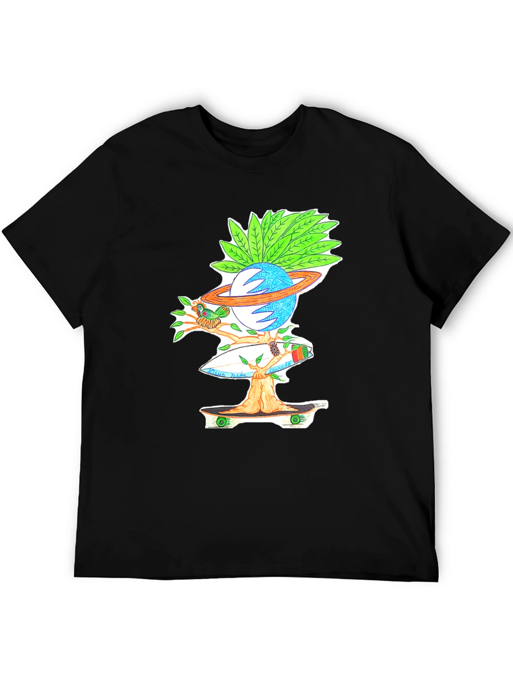 Skateboarding Planet Graphic Tee