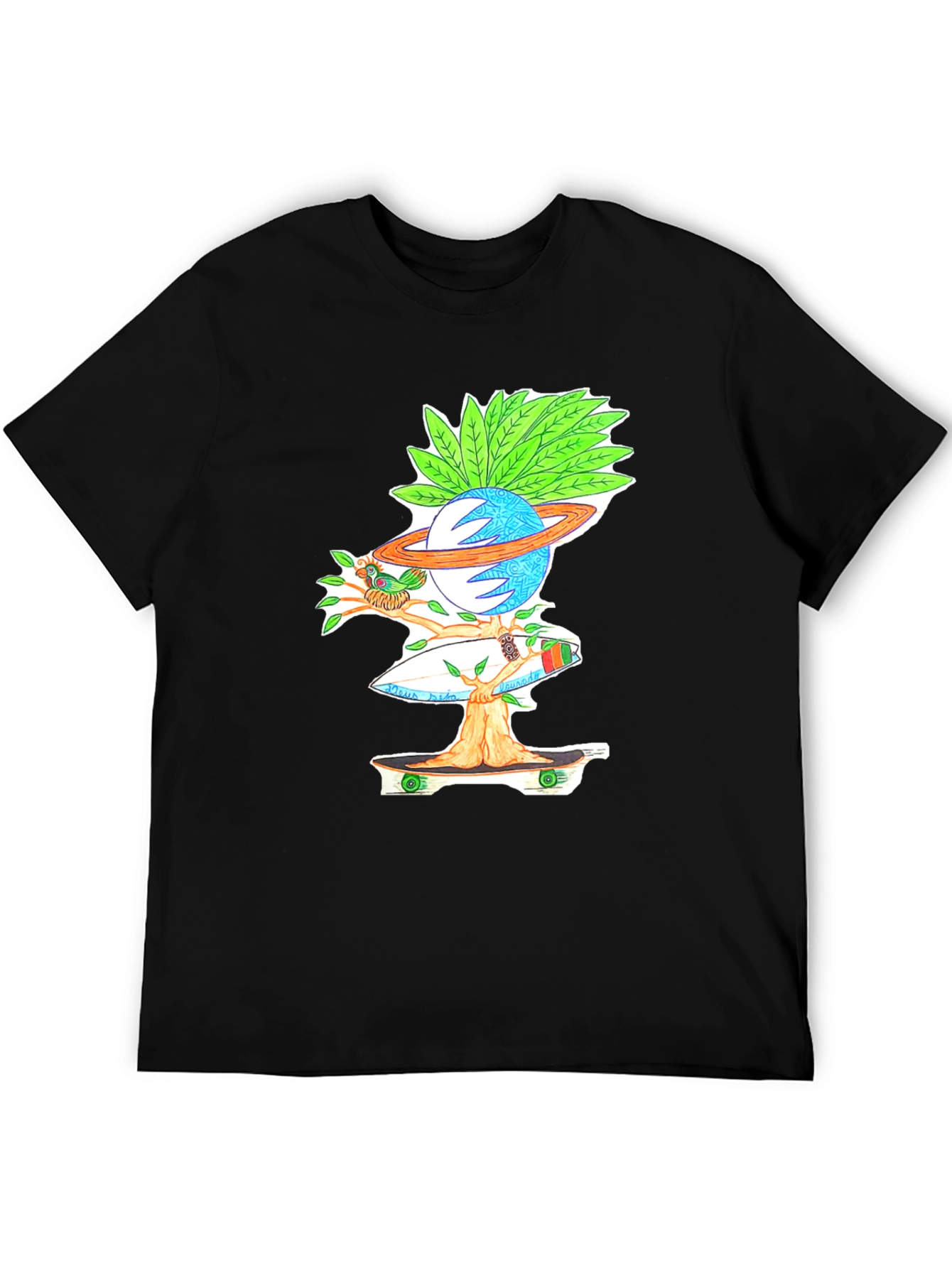 Skateboarding Planet Graphic Tee