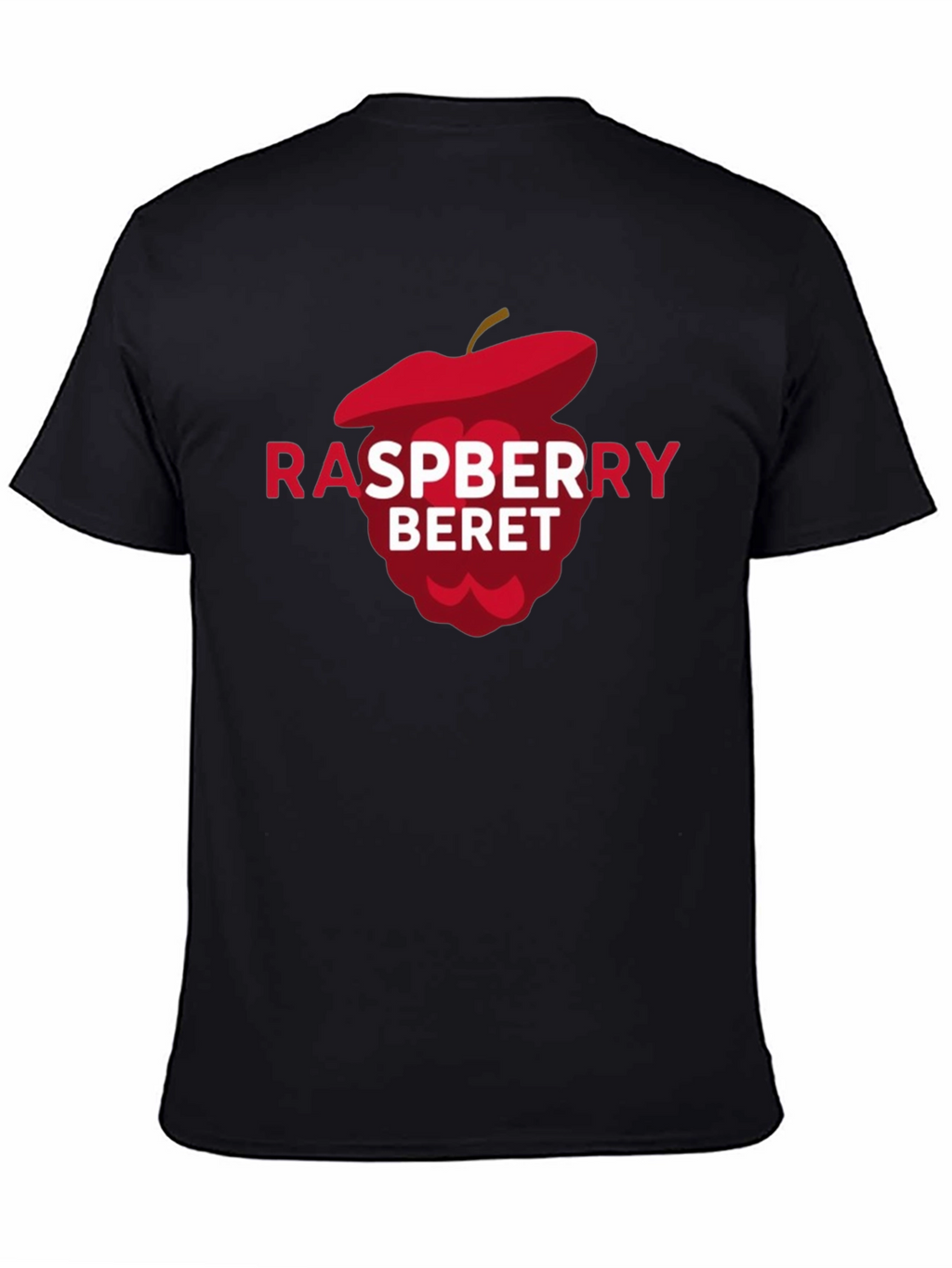 Raspberry Beret T-Shirt - Fun Graphic Tee