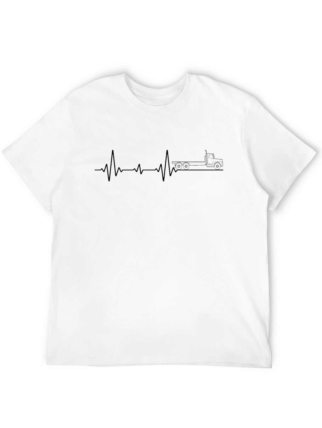 Truck Driver Heartbeat T-Shirt