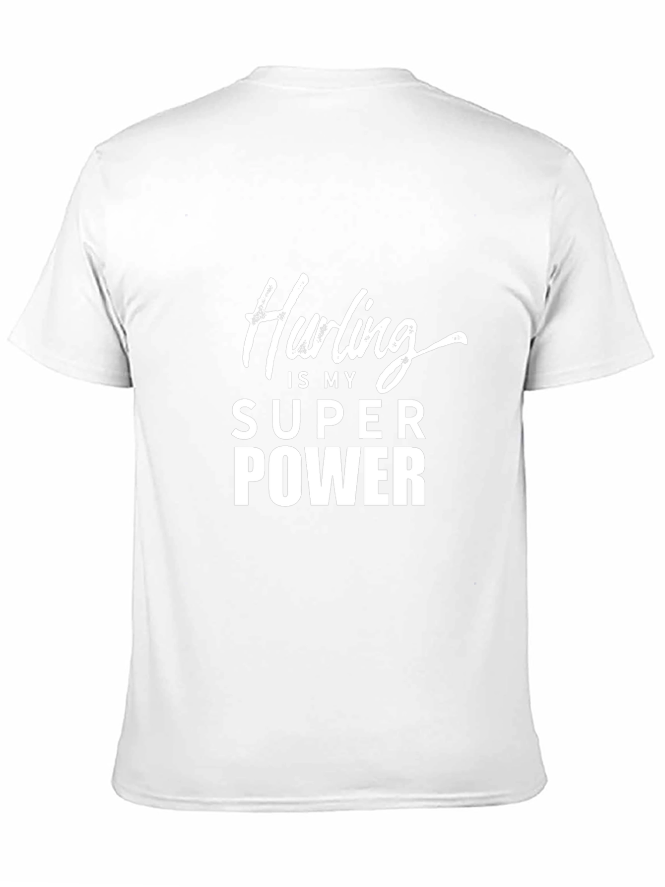 Hurling is My Superpower Black T-Shirt