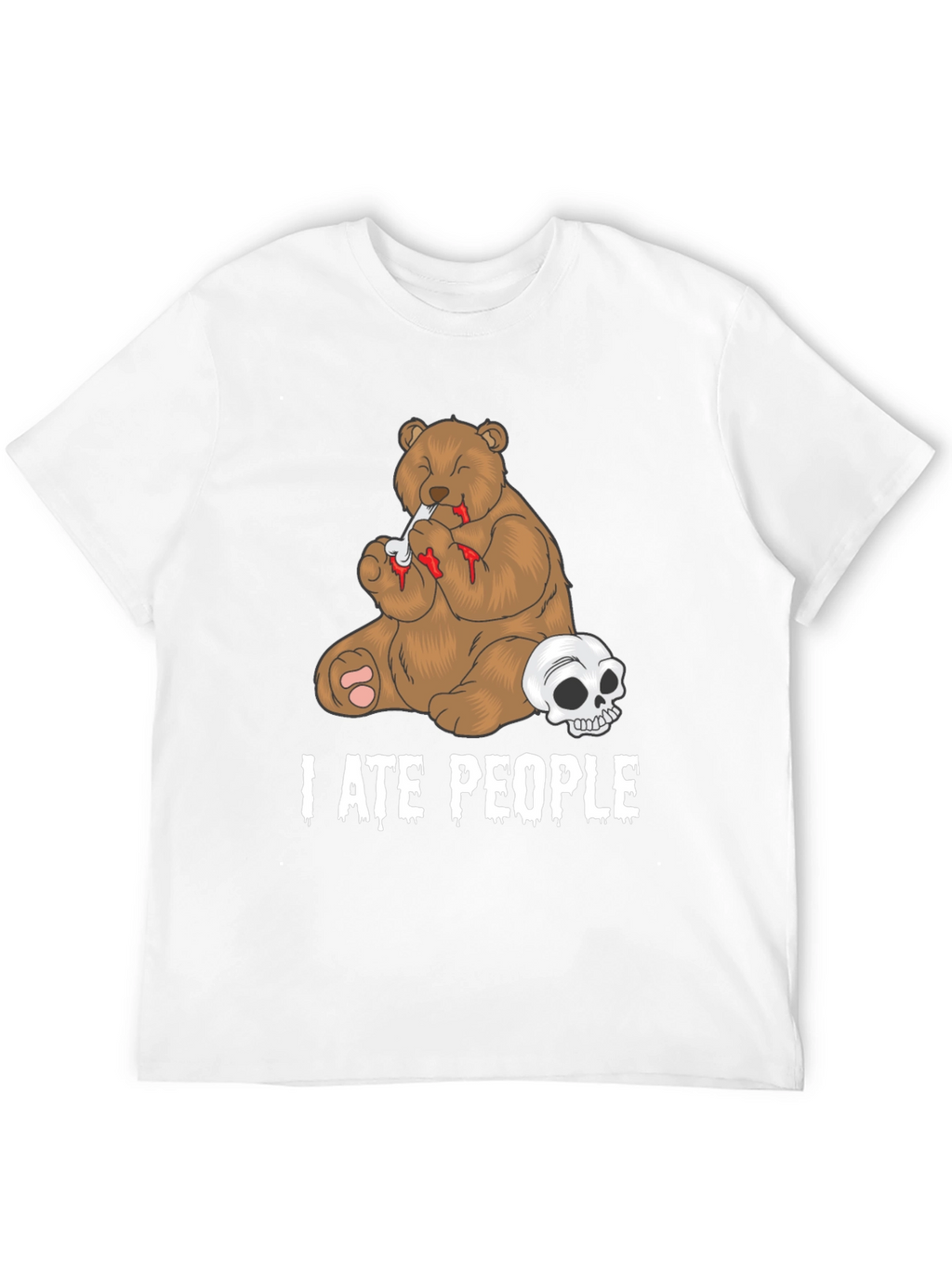 I Ate People Bear Graphic T-Shirt