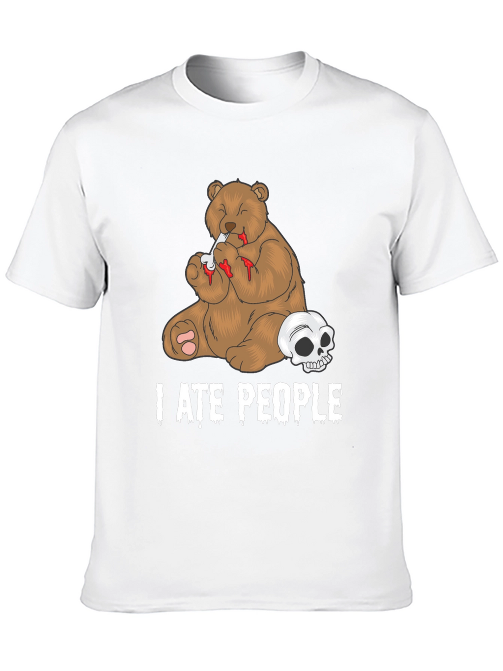 I Ate People Bear Graphic T-Shirt