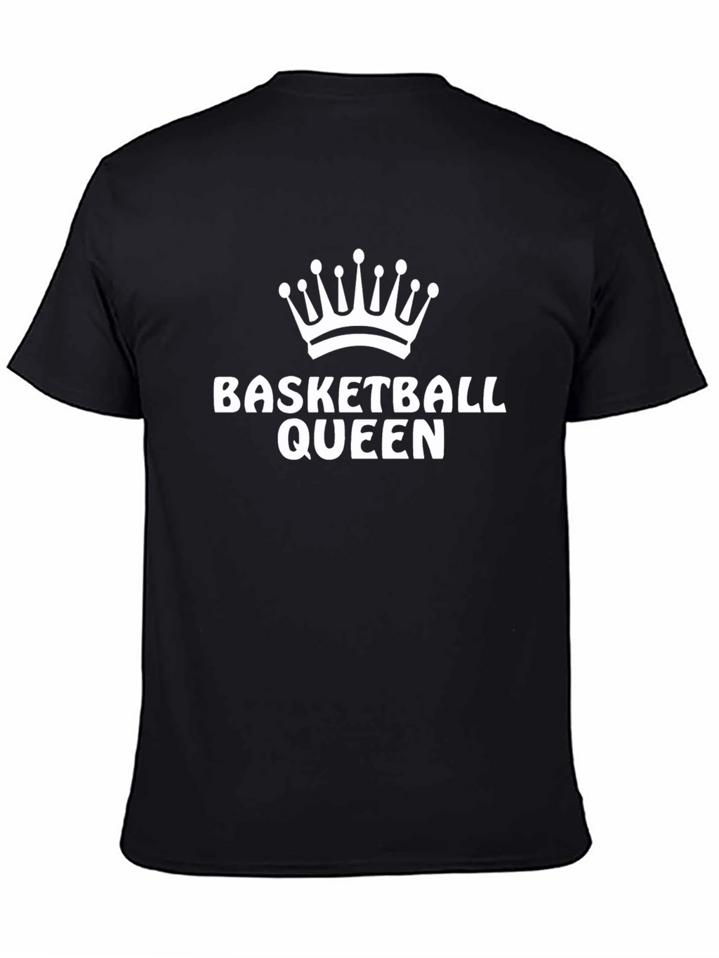 Basketball Queen Graphic Tee - Black