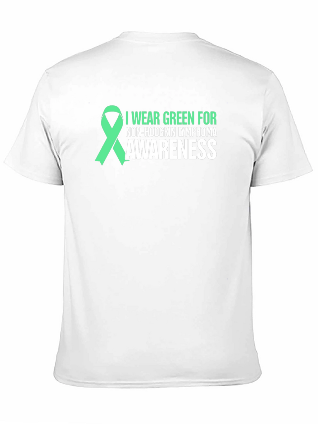 Non-Hodgkin Lymphoma Awareness Green Ribbon T-Shirt