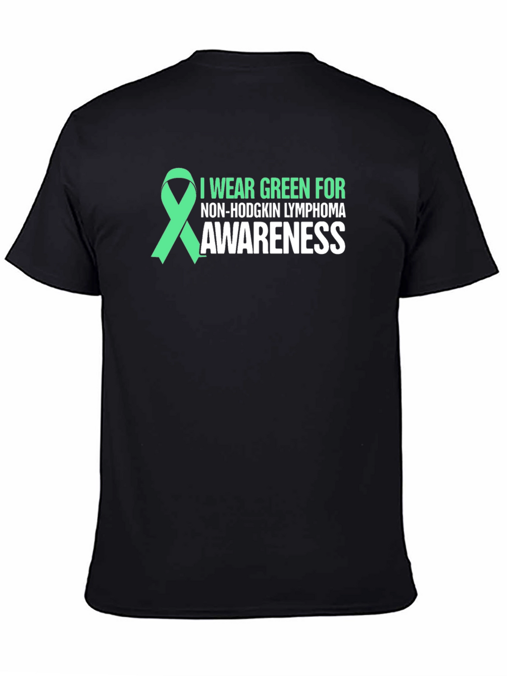 Non-Hodgkin Lymphoma Awareness Green Ribbon T-Shirt