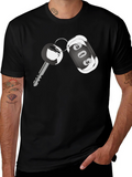Car Key Graphic Tee - Cool Automotive Design Shirt