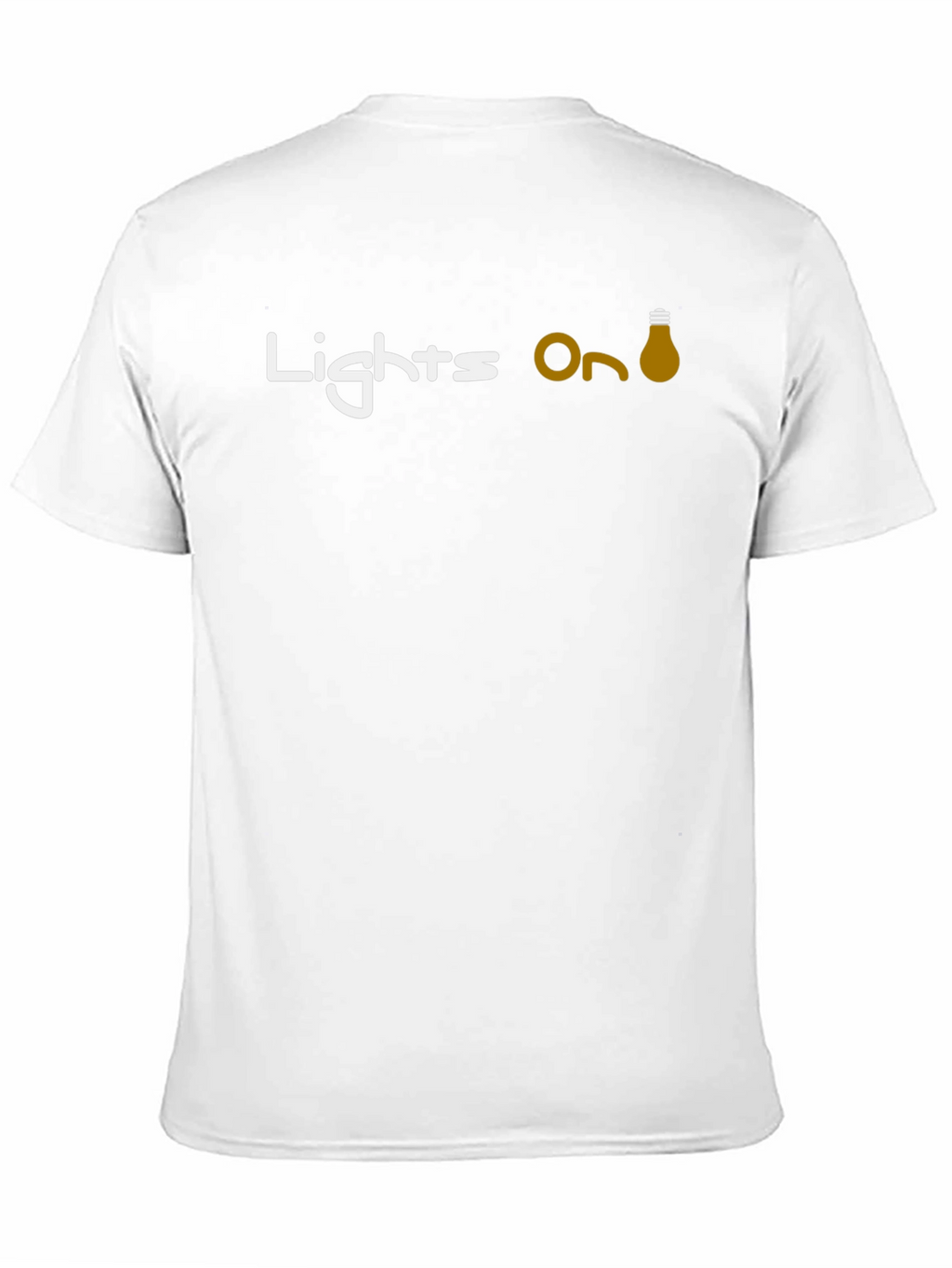 Lights On Black T-Shirt