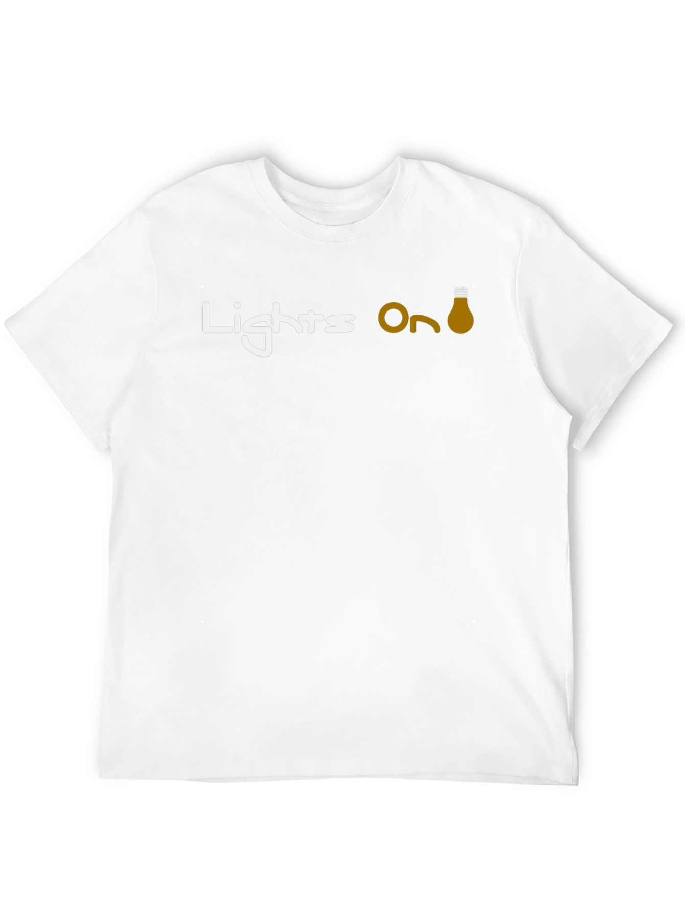 Lights On Black T-Shirt