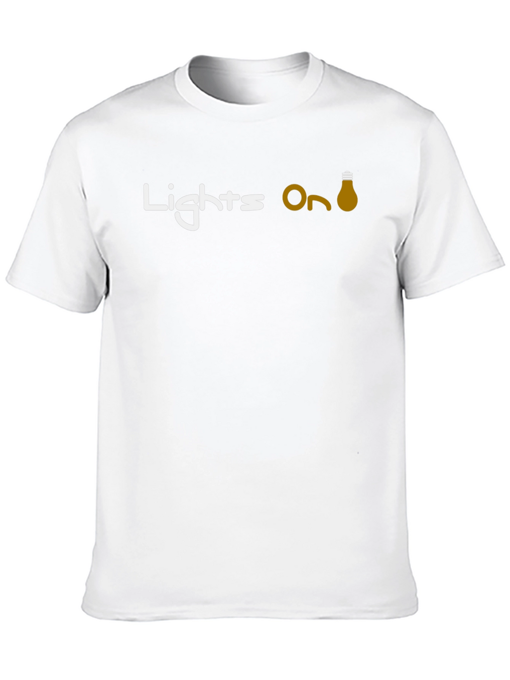 Lights On Black T-Shirt