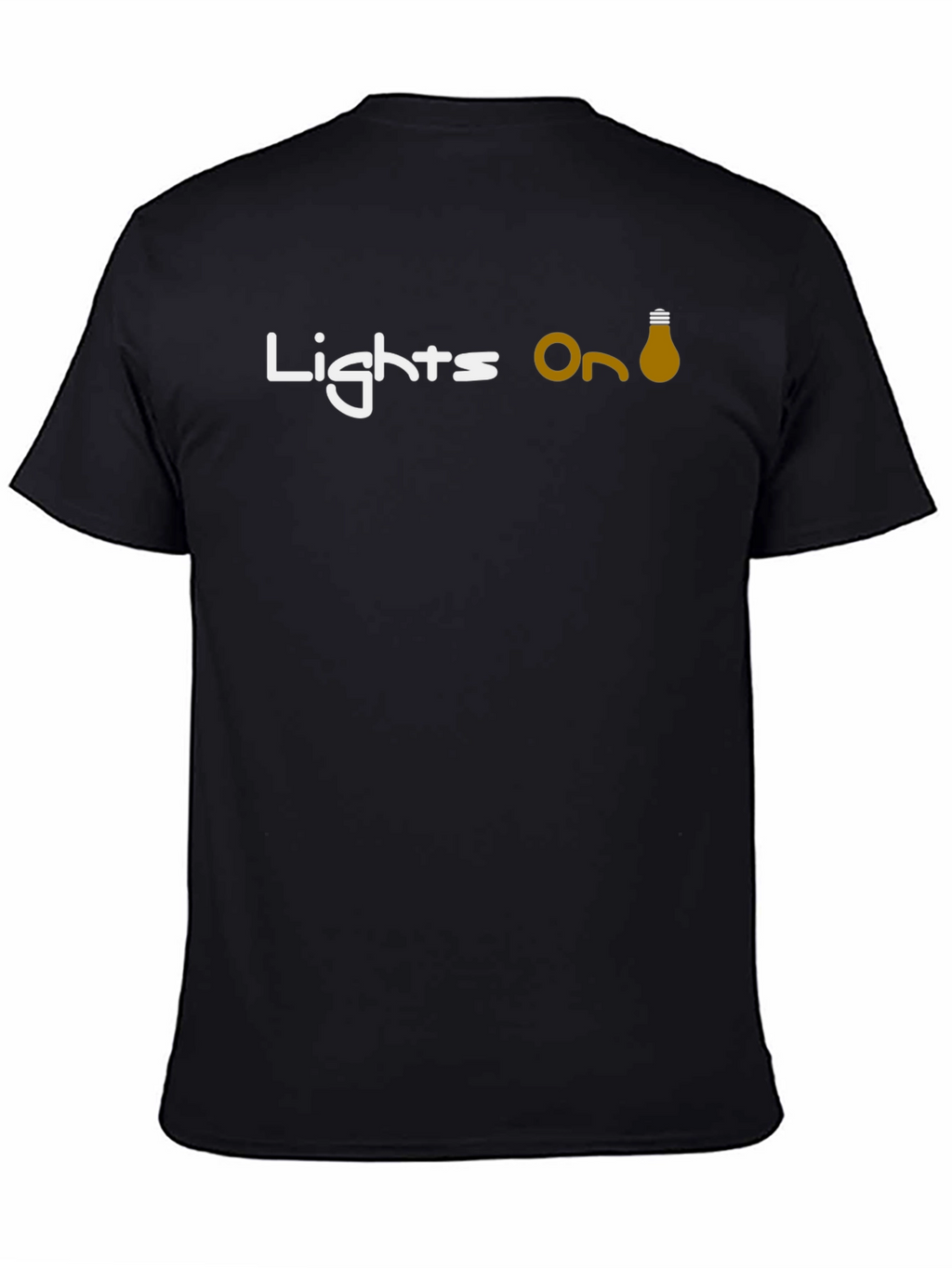 Lights On Black T-Shirt