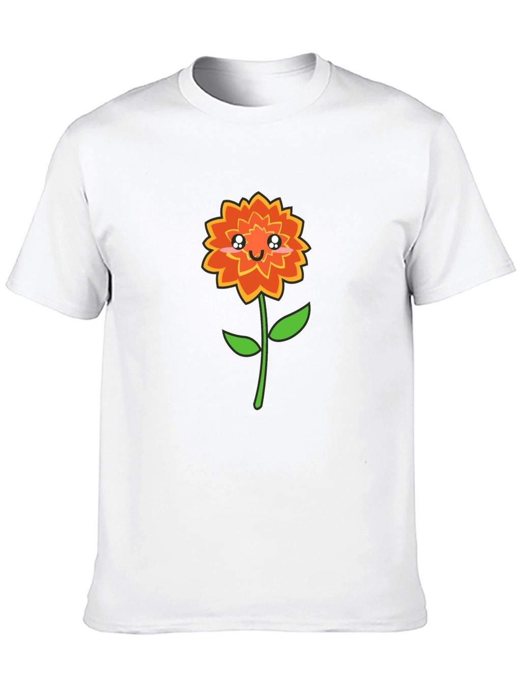 Cute Kawaii Flower Graphic T-Shirt