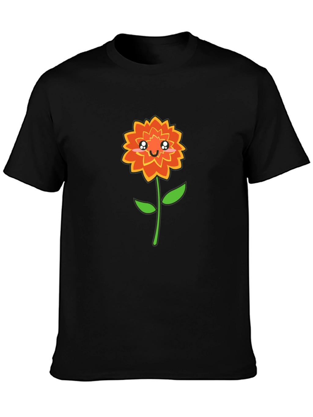 Cute Kawaii Flower Graphic T-Shirt