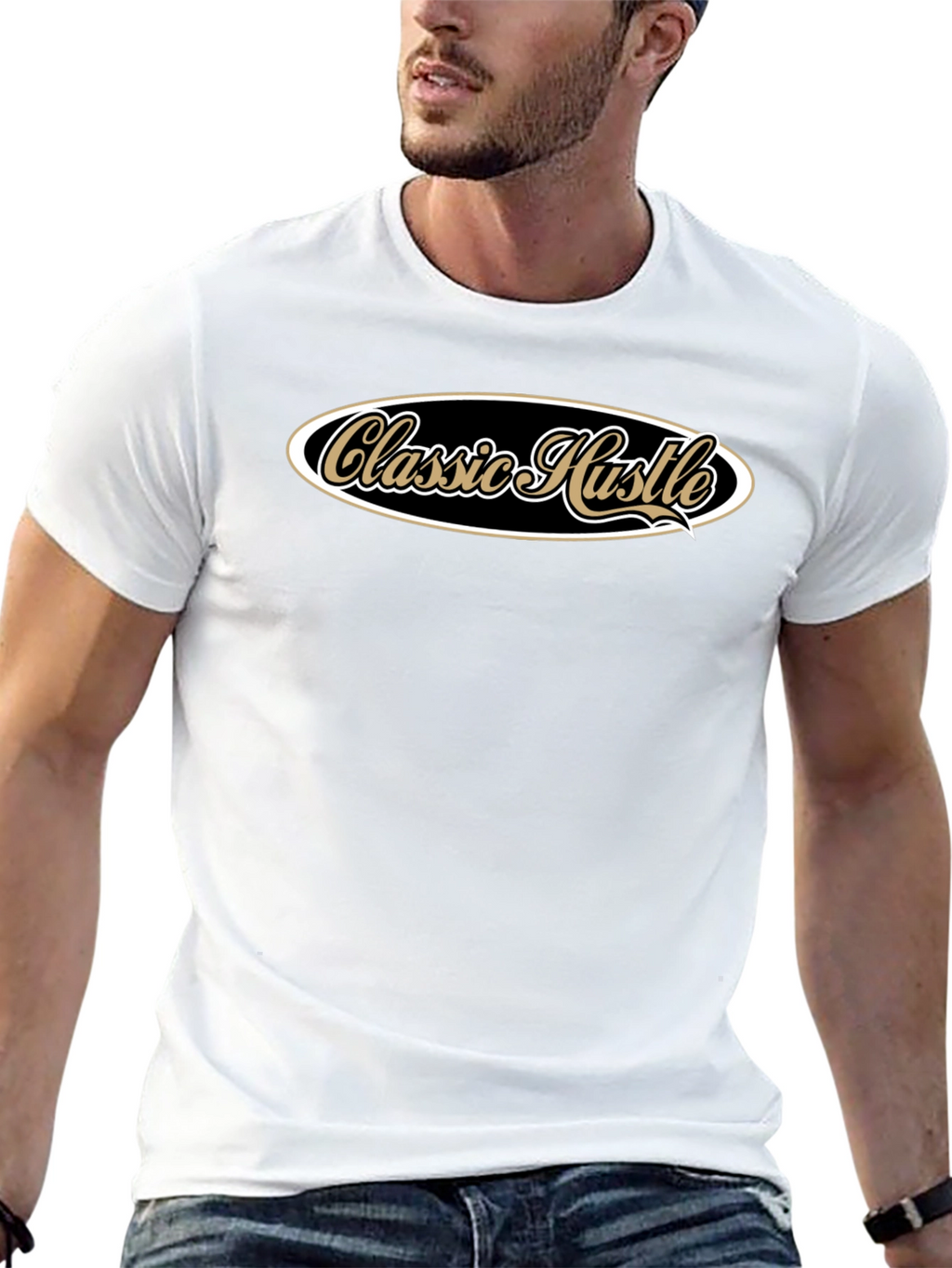 Classic Hustle Black T-Shirt