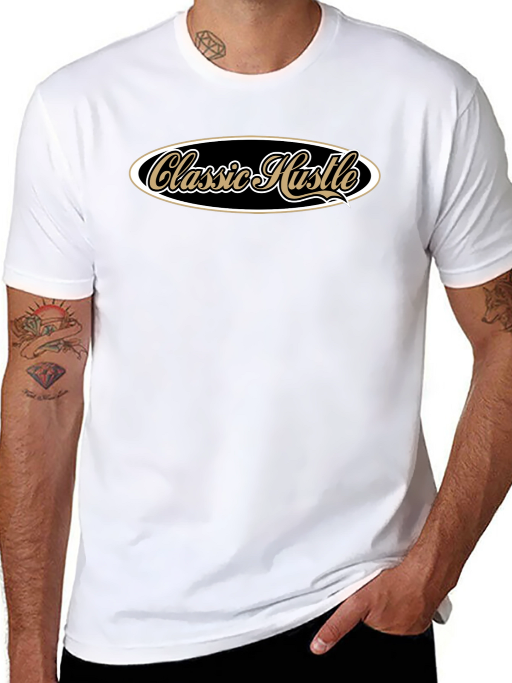 Classic Hustle Black T-Shirt