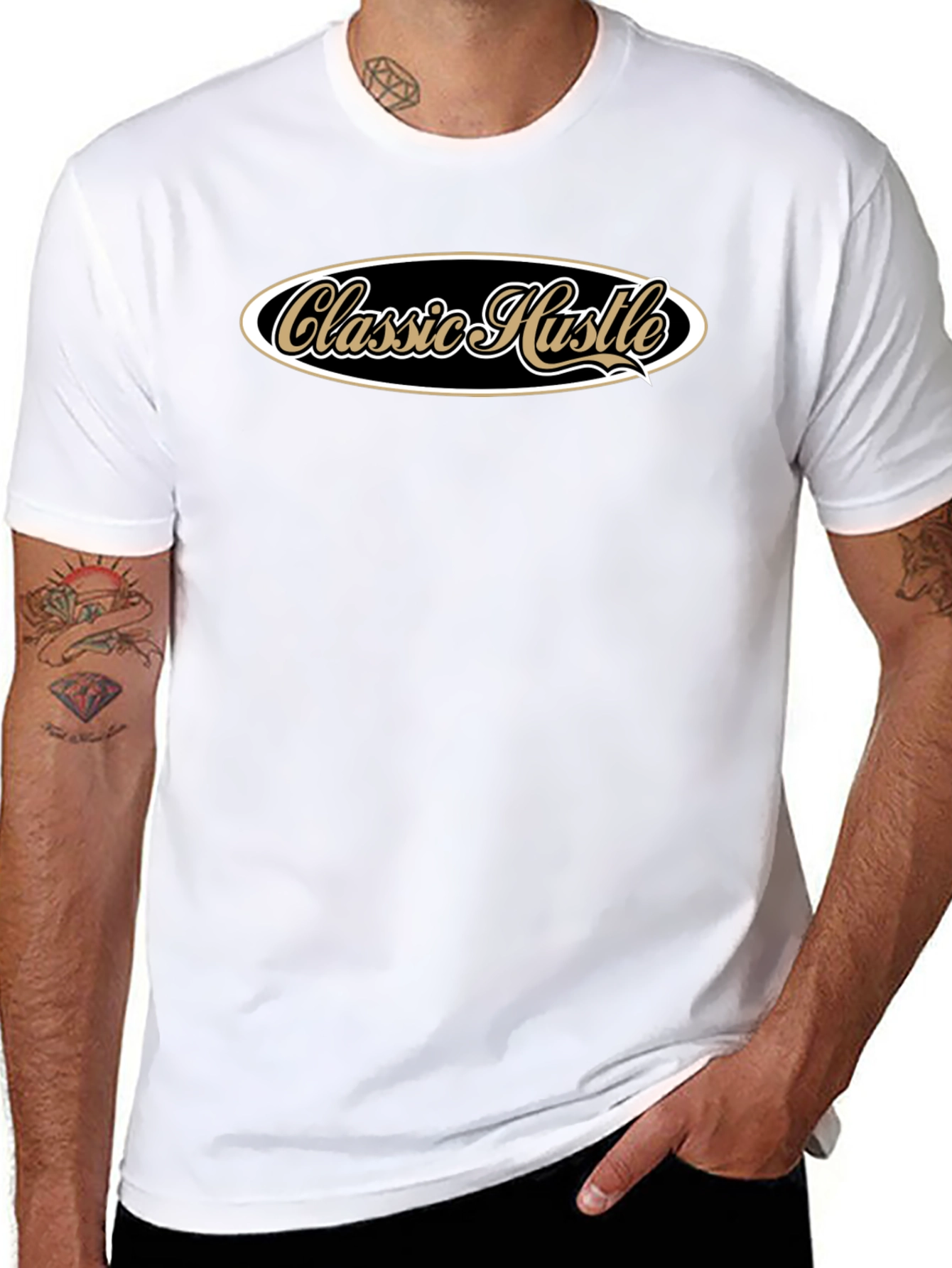 Classic Hustle Black T-Shirt