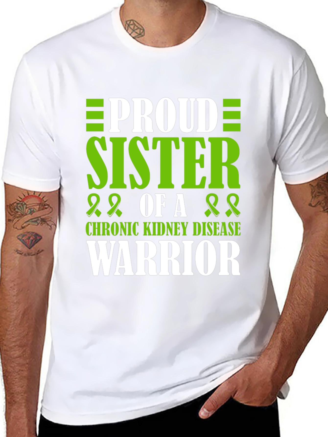 Proud Sister Chronic Kidney Disease Warrior T-Shirt