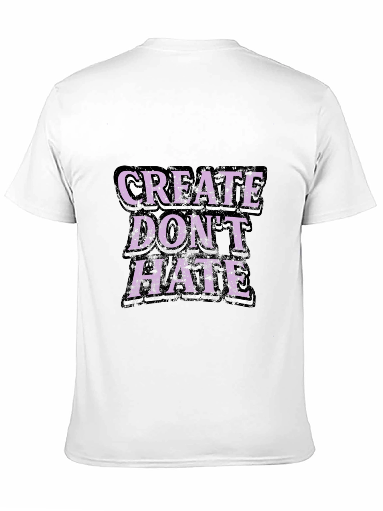 Create Dont Hate Graphic T-Shirt
