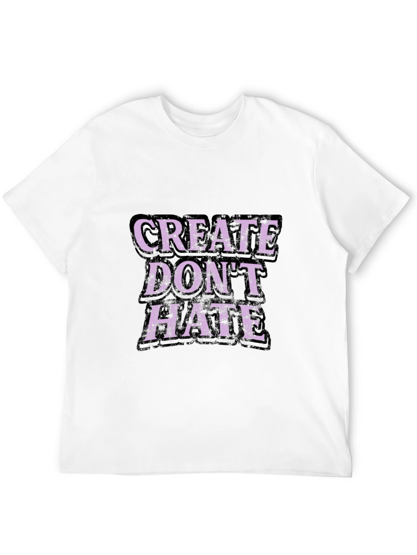 Create Dont Hate Graphic T-Shirt