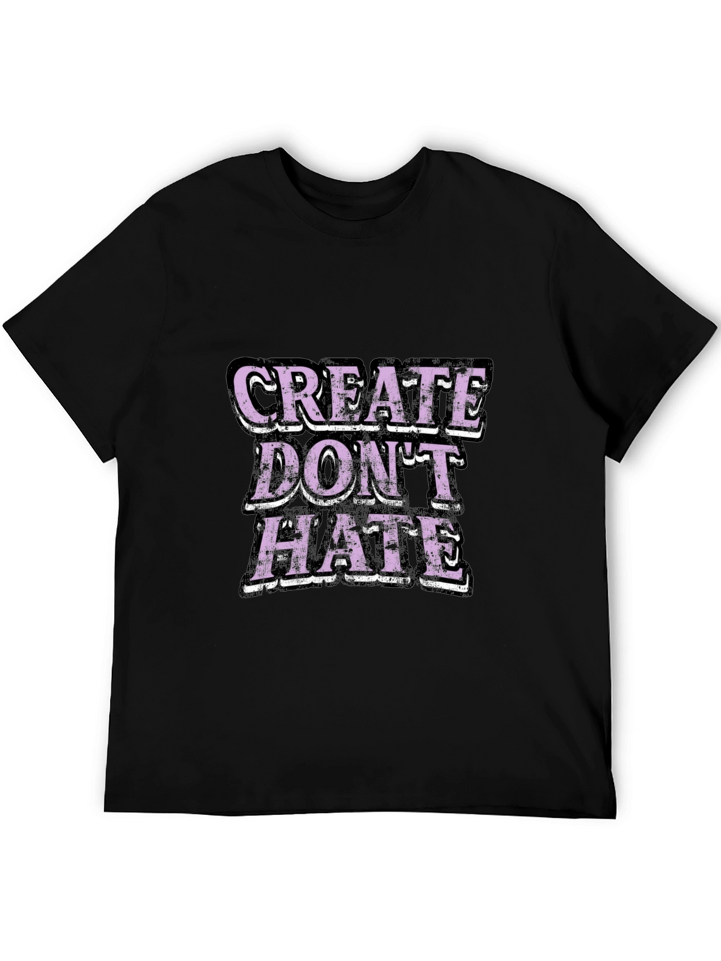 Create Dont Hate Graphic T-Shirt