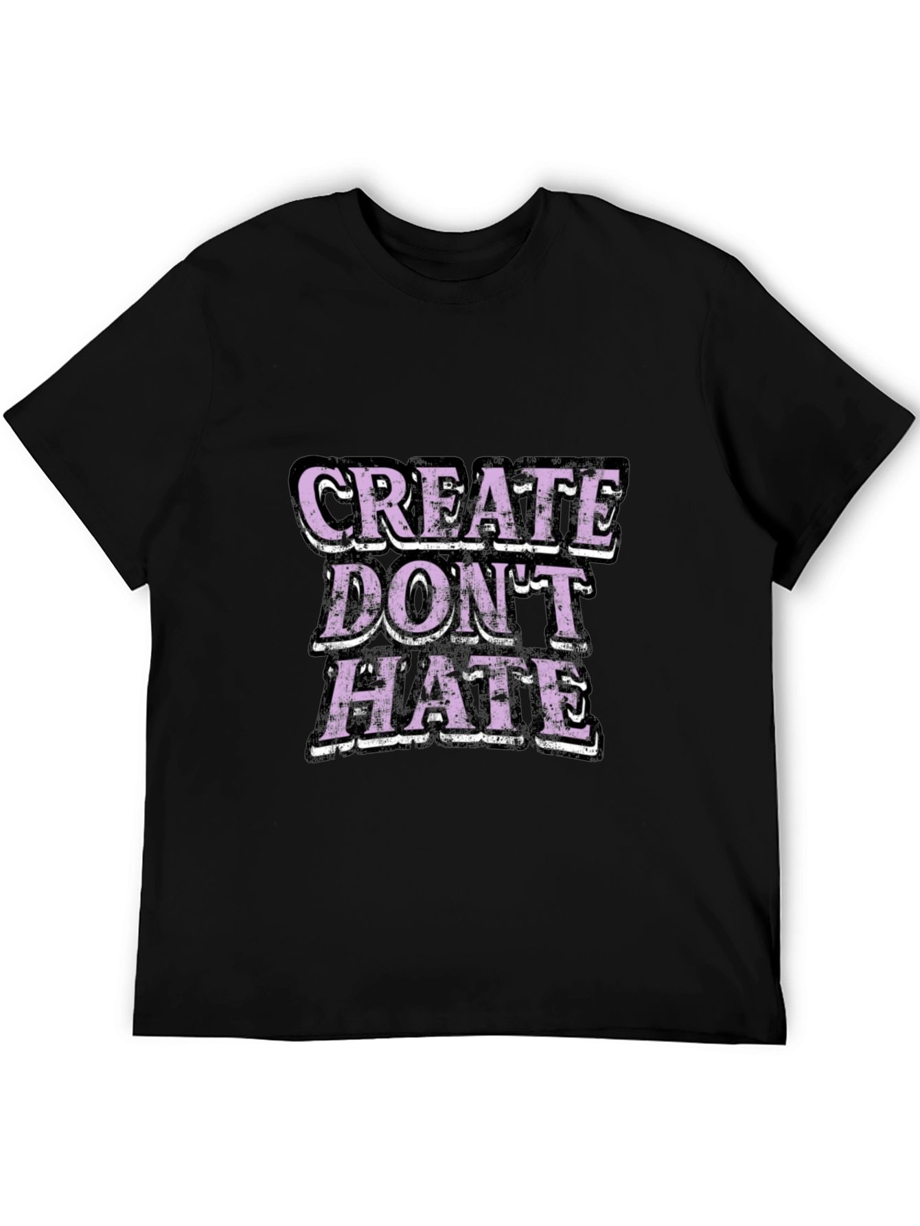 Create Dont Hate Graphic T-Shirt